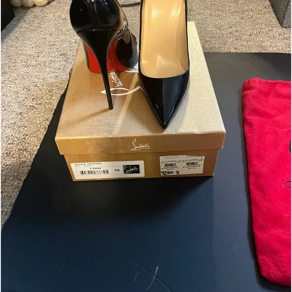 Black red bottoms in original box with box bag included. Like new. - Picture 2 of 9